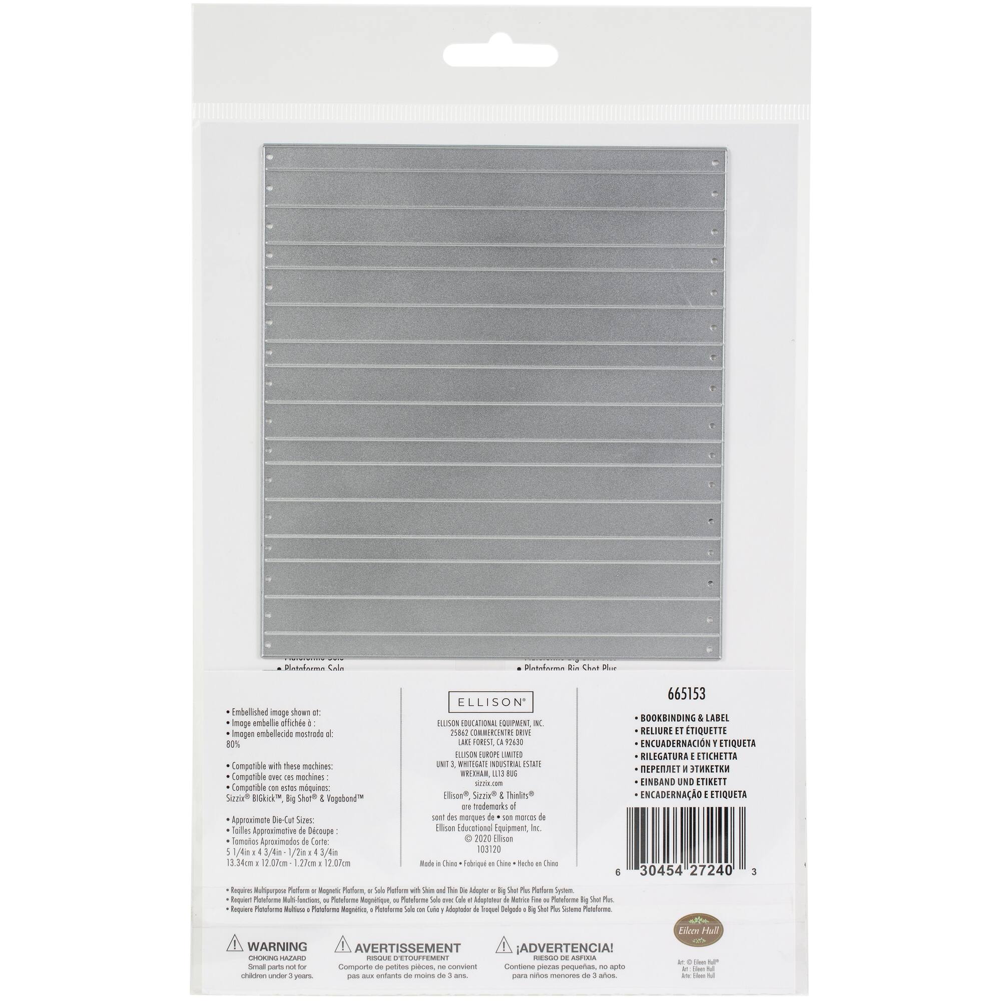 Sizzix® Thinlits™ Bookbinding & Label Die by Eileen Hull®